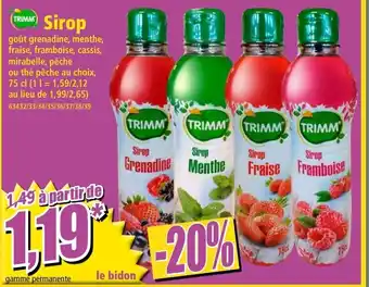 Norma Sirop offre