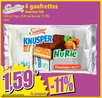 Norma 4 Gaufrettes offre
