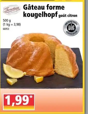 Norma Gâteau forme kougelhopf offre