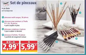 Norma Set de pinceaux offre