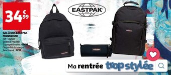Auchan SAC À DOS EASTPAK PADDED UNI offre