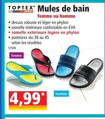 Norma Mules de bain offre