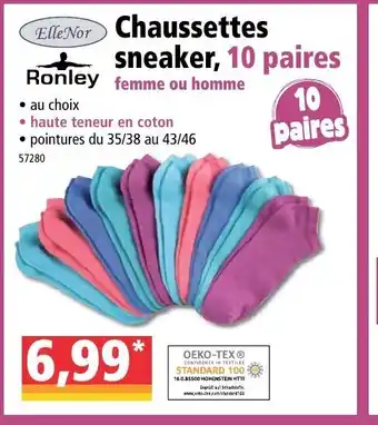 Norma Chaussettes sneaker offre
