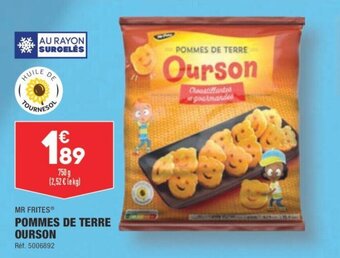 ALDI POMMES DE TERRE OURSON offre