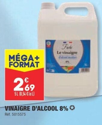ALDI VINAIGRE D'ALCOOL 8% offre
