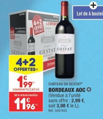 ALDI BORDEAUX AOC offre