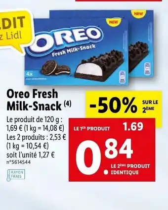 Oreo fresh milk-snack