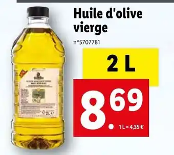 Lidl Huile d'olive vierge offre