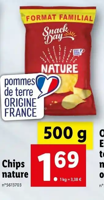 Lidl Chips nature offre