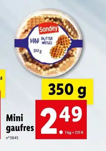 Lidl Mini gaufres offre