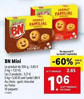 Lidl BN mini offre