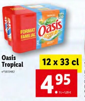Lidl Oasis tropical offre