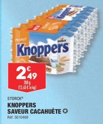 ALDI KNOPPERS SAVEUR CACAHUÈTE offre