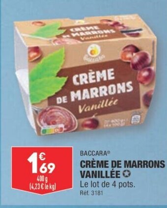 ALDI CRÈME DE MARRONS VANILLÉE offre