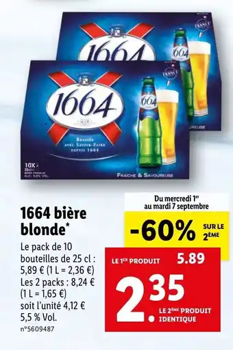 1664 Bière blonde