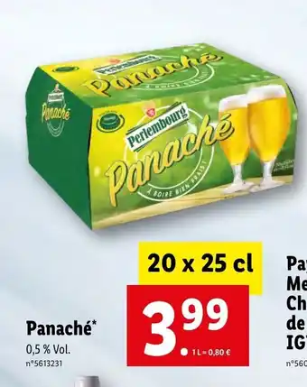 Lidl Panaché offre