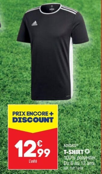 ALDI ADIDAS T-SHIRT 100% polyester. Du S au XXL. Réf. 5011385 offre