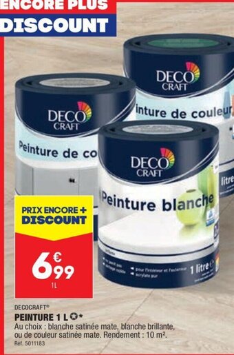 ALDI DECOCRAFT® PEINTURE 1 LO* offre