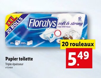 Lidl Papier toilette offre