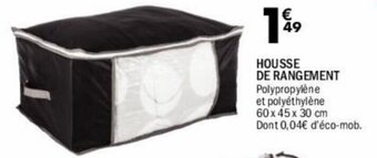 La Foir'Fouille HOUSSE DE RANGEMENT offre