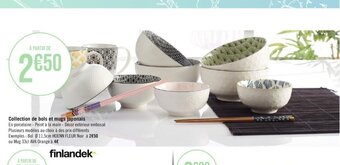 Collection de bols et mugs japonais