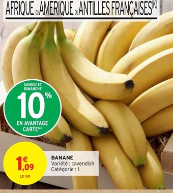 Intermarché BANANE offre