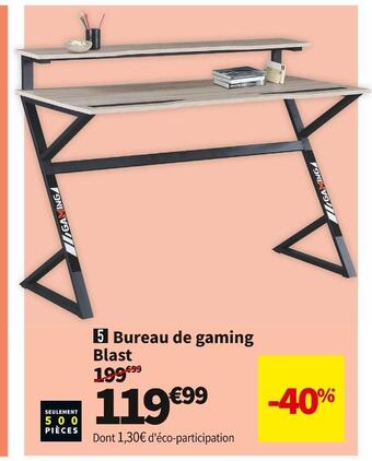 Conforama Bureau de gaming blast offre