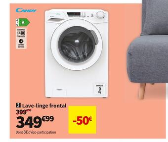 Conforama Candy lave-linge frontal offre