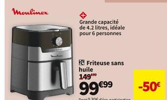 Conforama Moulinex friteuse sans huile ez501d10 offre