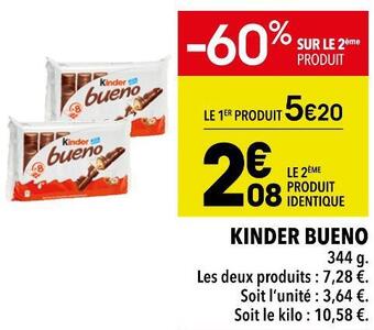 Supeco Kinder kinder bueno offre