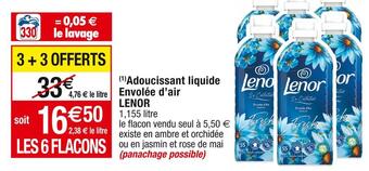 Cora x Carrefour Lenor (1)adoucissant liquide envolée d’air offre