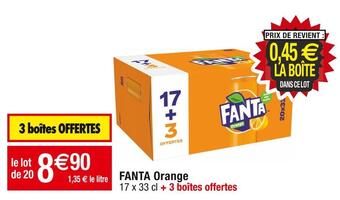 Cora x Carrefour Fanta fanta orange offre