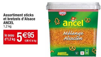 Cora x Carrefour Ancel assortiment sticks et bretzels d’alsace offre