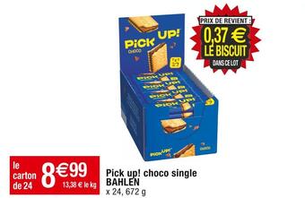 Cora x Carrefour Bahlen pick up! choco single offre