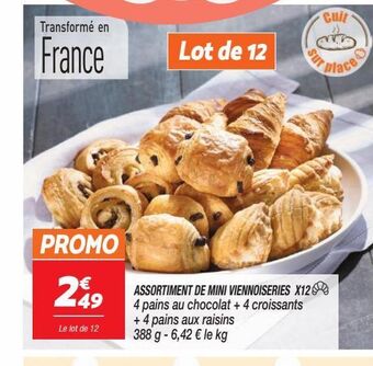 Netto Assortiment de mini viennoiseries x12 offre