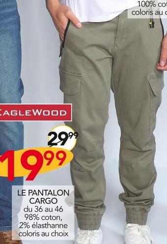 Stokomani Eaglewood le pantalon cargo offre
