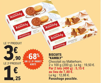 E.Leclerc BISCUITS "KAMBLY" offre