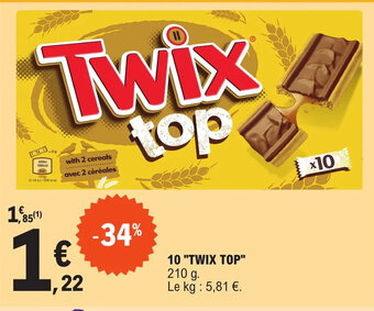 E.Leclerc 10 "TWIX TOP" offre