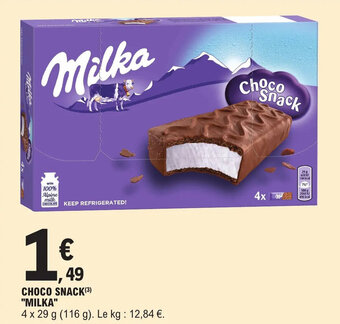E.Leclerc CHOCO SNACK(3) "MILKA" offre