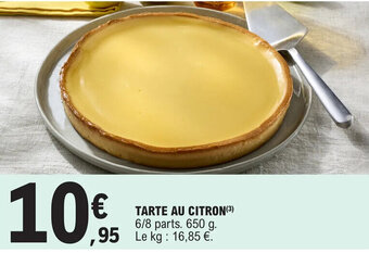E.Leclerc TARTE AU CITRON (³) offre