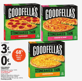 E.Leclerc PIZZA SURGELÉE "GOODFELLA'S" offre