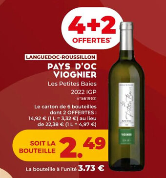 PAYS D'OC VIOGNIER