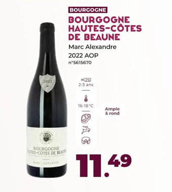 Lidl BOURGOGNE HAUTES-CÔTES DE BEAUNE offre