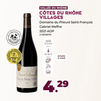 Lidl CÔTES DU RHÔNE VILLAGES offre