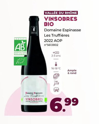 Lidl VINSOBRES BIO offre