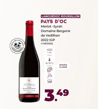Lidl PAYS D'OC offre
