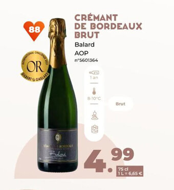 Lidl CRÉMANT DE BORDEAUX BRUT offre