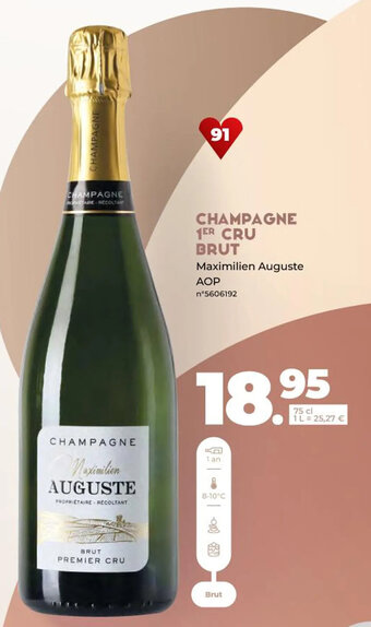 Lidl CHAMPAGNE 1ER CRU BRUT offre