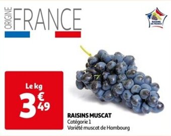 Auchan RAISINS MUSCAT offre