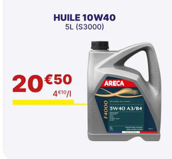 Carter-Cash HUILE 10W40 5L (S3000) offre